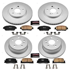 Front and Rear Z17 COATED BRAKE KIT for Toyota Camry image 2
