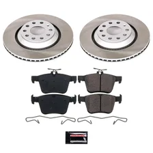 Rear SEMI-COATED ROTOR KIT for Audi image 1