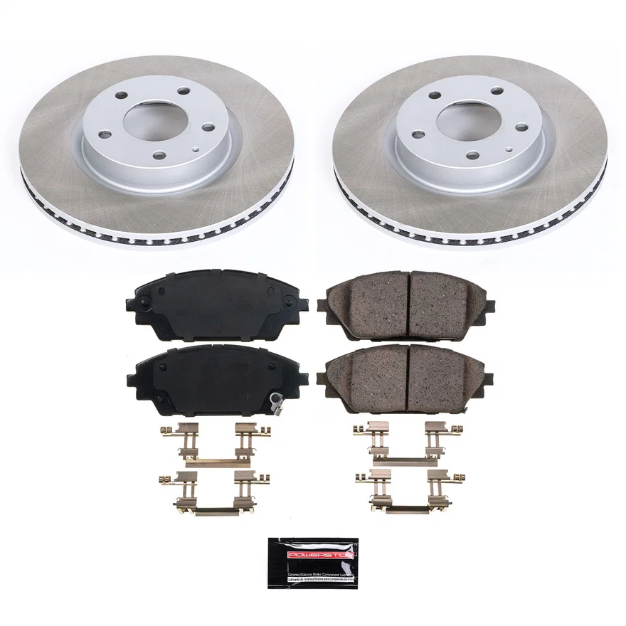 Front SEMI-COATED ROTOR KIT for Mazda