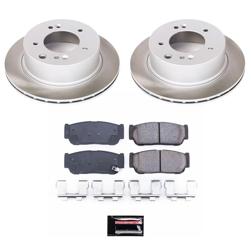 Rear SEMI-COATED ROTOR KIT for Kia Sorento
