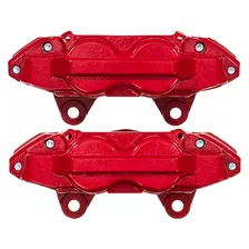 Front RED CALIPER PAIR W/O BRKT image 2