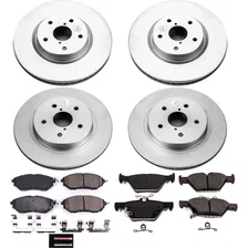 Front and Rear Z17 COATED BRAKE KIT for Subaru image 2