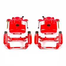 Front RED CALIPER PAIR W/BRKT image 2