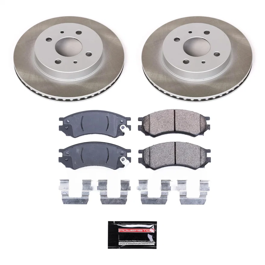 Front SEMI-COATED ROTOR KIT for Saturn