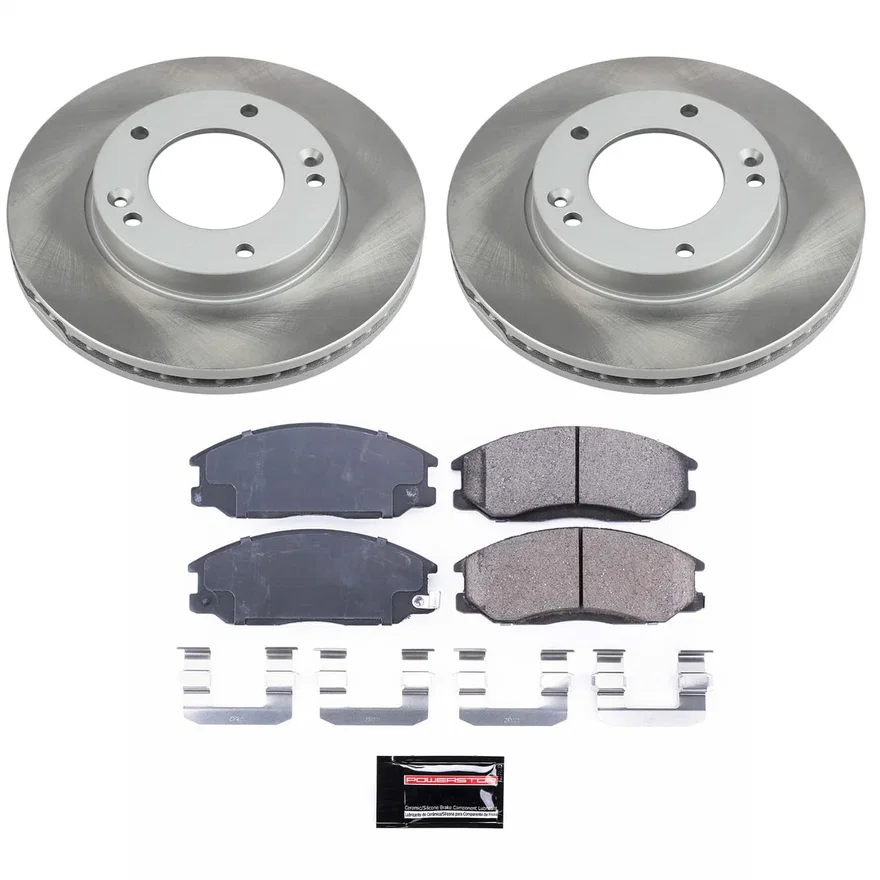 Front SEMI-COATED ROTOR KIT for Kia Sorento