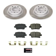 Rear SEMI-COATED ROTOR KIT for Buick Regal Sportback image 1