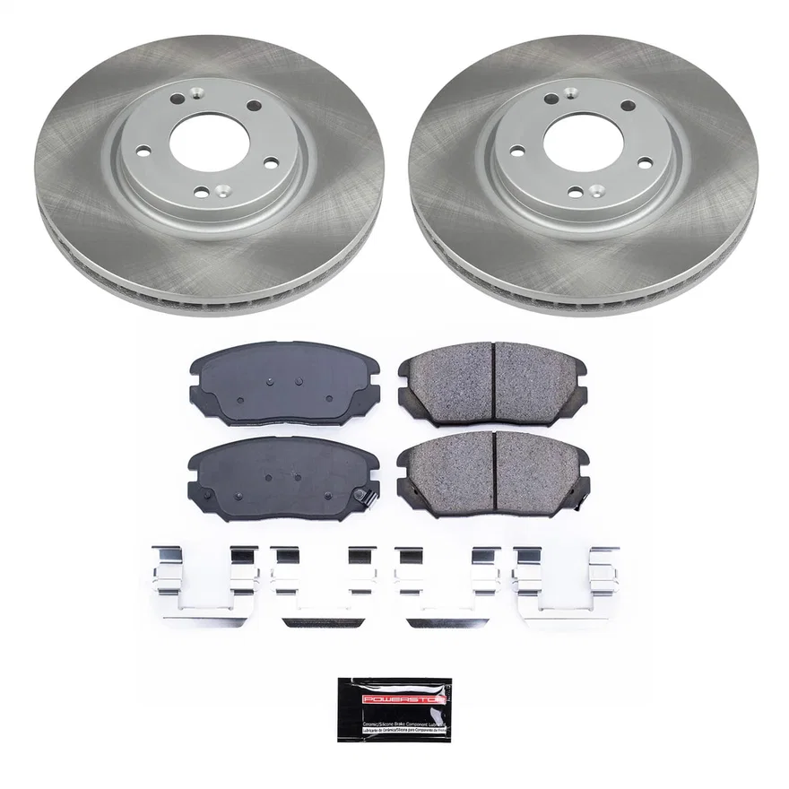 Front SEMI-COATED ROTOR KIT