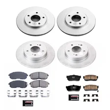 Front and Rear Z17 COATED BRAKE KIT for INFINITI I30 image 2