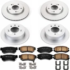 Front and Rear Z17 COATED BRAKE KIT for Hyundai Elantra image 2