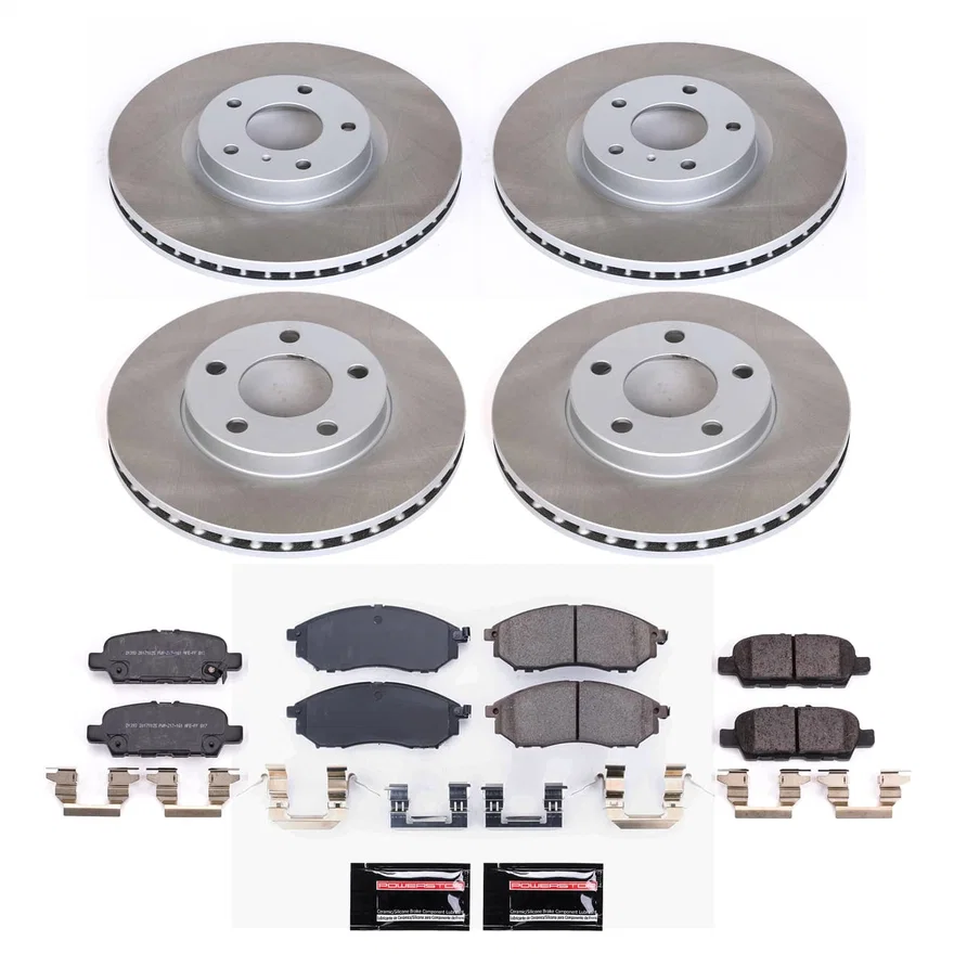 SEMI-COATED ROTOR KIT for Nissan 370Z