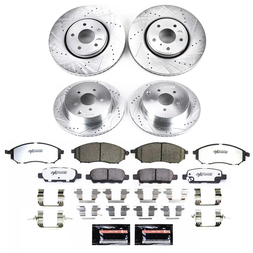 Front and Rear Z26 STREET BRAKE KIT for INFINITI FX35