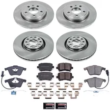 Front and Rear AUTOSPECIALTY BRAKE KIT for Audi image 2