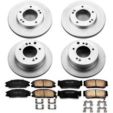 Front and Rear Z17 COATED BRAKE KIT for Kia Sorento image 2
