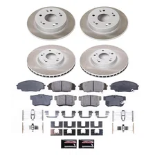 Front and Rear SEMI-COATED ROTOR KIT for Honda Civic image 1