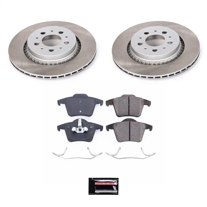 Rear SEMI-COATED ROTOR KIT for Volvo XC90