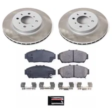 Front SEMI-COATED ROTOR KIT image 1