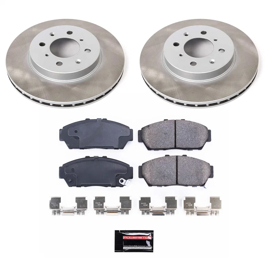 Front SEMI-COATED ROTOR KIT
