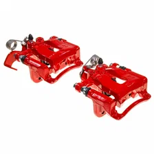 Rear RED CALIPER PAIR W/BRKT for Kia Rio image 6