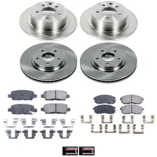 Front and Rear AUTOSPECIALTY BRAKE KIT for Nissan Sentra image 2