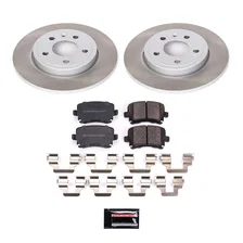 Rear SEMI-COATED ROTOR KIT for Audi A4 image 1