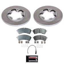 Rear SEMI-COATED ROTOR KIT for Ford image 1