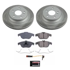 Rear SEMI-COATED ROTOR KIT for Mercedes-Benz image 1