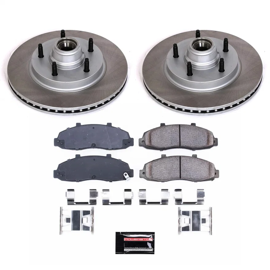 Front SEMI-COATED ROTOR KIT for Ford F-150