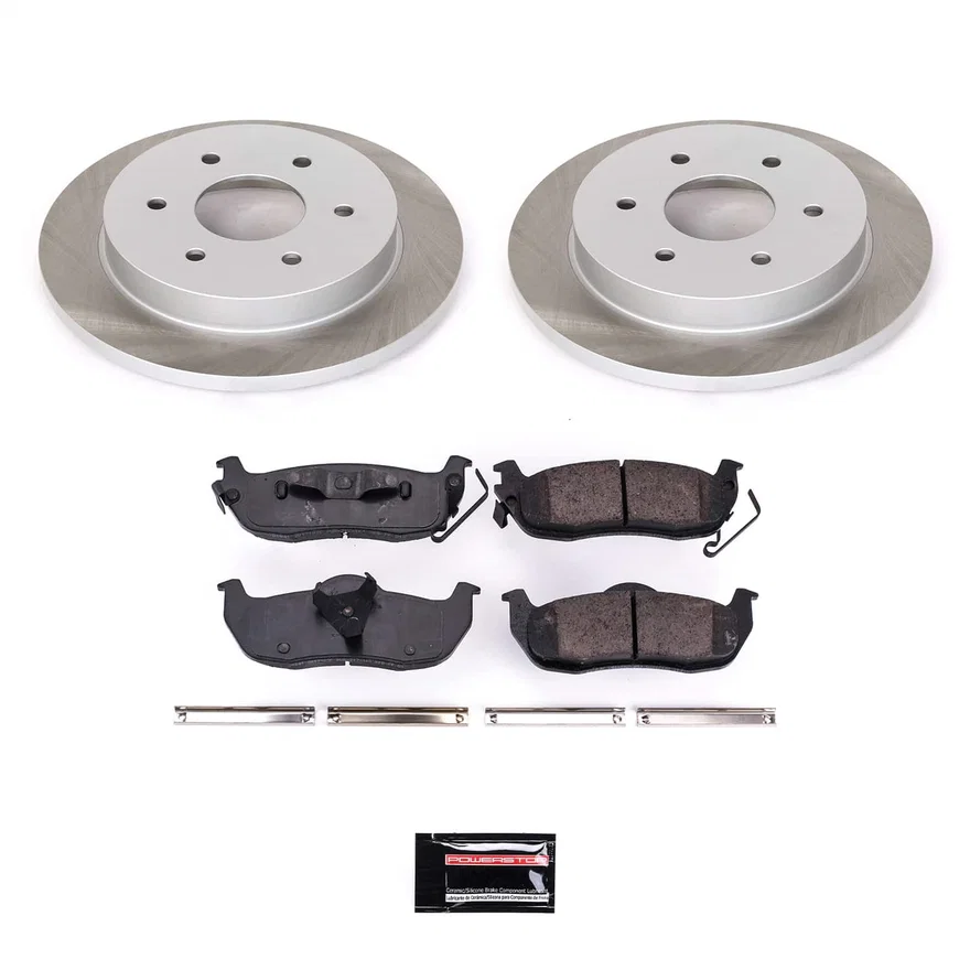 Rear SEMI-COATED ROTOR KIT