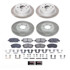Front and Rear SEMI-COATED ROTOR KIT for Nissan Altima image 1