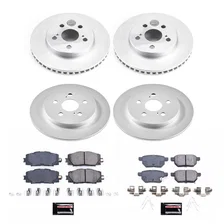 Front and Rear Z17 COATED BRAKE KIT for Toyota Prius image 2