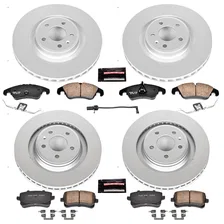 Front and Rear Z23 COATED BRAKE KIT for Audi image 2