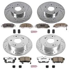 Front and Rear Z26 STREET BRAKE KIT for Honda Accord image 2