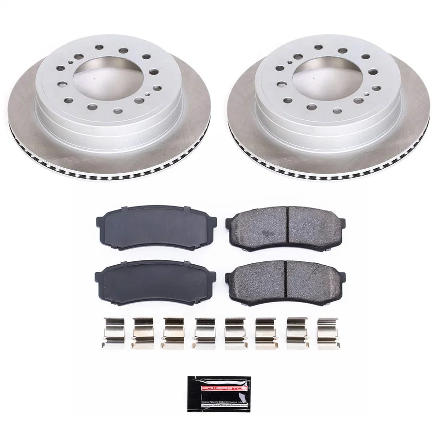 Rear SEMI-COATED ROTOR KIT