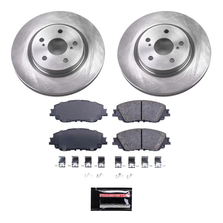 Front SEMI-COATED ROTOR KIT