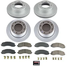Front and Rear Z17 COATED BRAKE KIT for Ram 2500 image 2