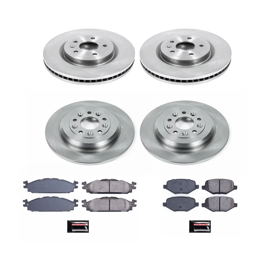 Front and Rear AUTOSPECIALTY BRAKE KIT for Lincoln MKT