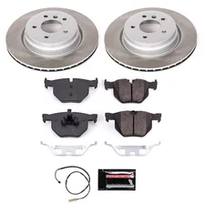 Rear SEMI-COATED ROTOR KIT for BMW image 1