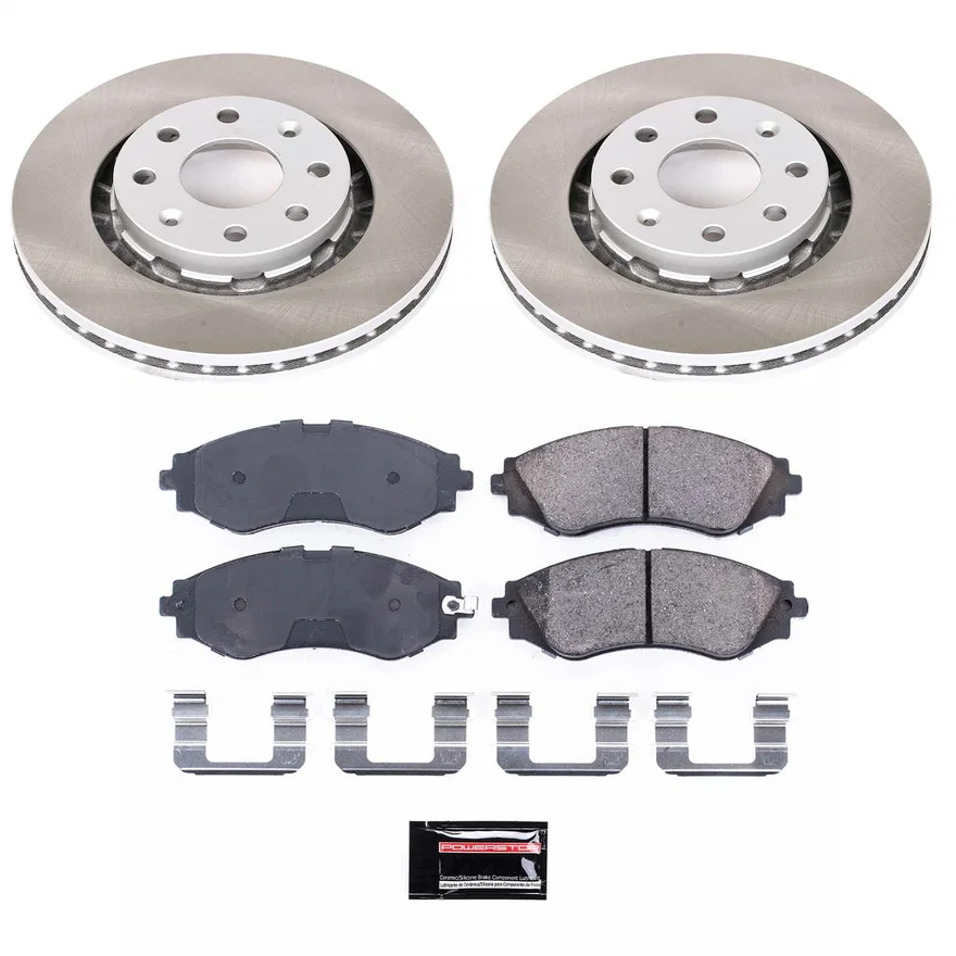 Front SEMI-COATED ROTOR KIT