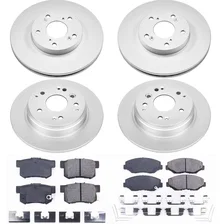 Front and Rear Z17 COATED BRAKE KIT for Honda Element image 2