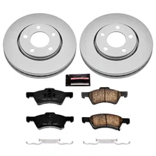 Front Z17 COATED BRAKE KIT for Dodge Caravan image 2