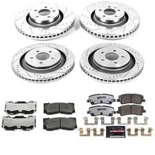 Front and Rear Z26 STREET BRAKE KIT for Ford Mustang image 2