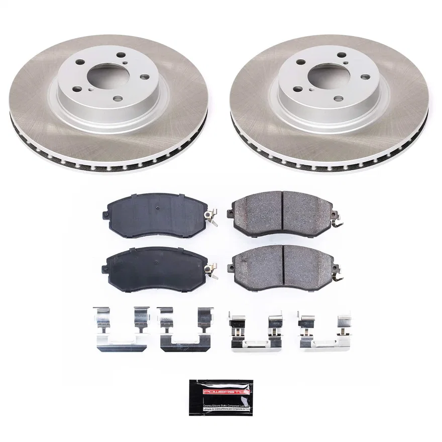 Front SEMI-COATED ROTOR KIT for Subaru BRZ