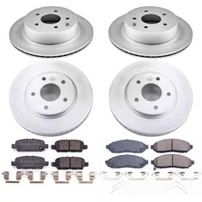 Front and Rear Z17 COATED BRAKE KIT for Nissan LEAF image 2
