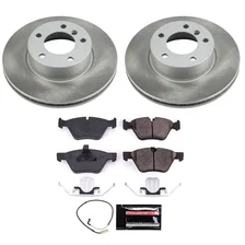 Front SEMI-COATED ROTOR KIT for BMW 325xi image 1