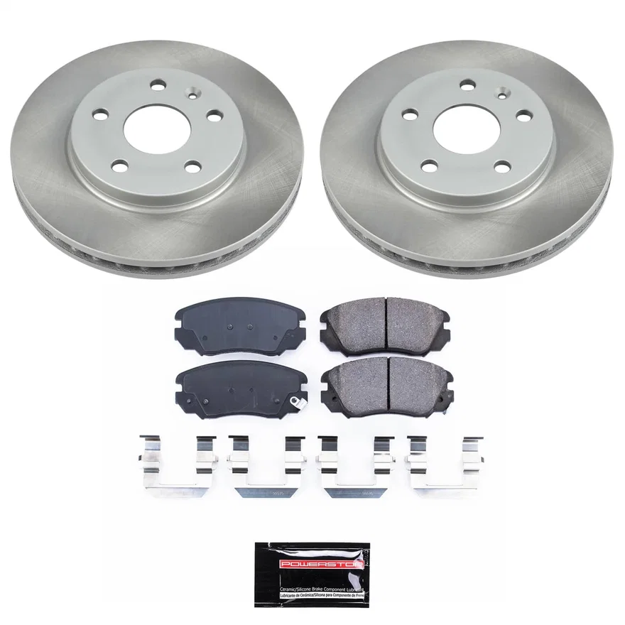 Front SEMI-COATED ROTOR KIT
