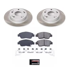Front SEMI-COATED ROTOR KIT for Honda Civic image 1