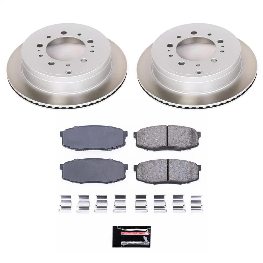 Rear SEMI-COATED ROTOR KIT