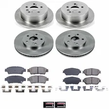 Front and Rear AUTOSPECIALTY BRAKE KIT for Toyota Sienna image 2