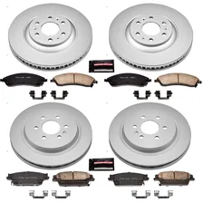 Front and Rear Z17 COATED BRAKE KIT for Cadillac SRX image 2