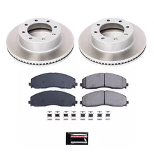 Front SEMI-COATED ROTOR KIT for Ford image 1
